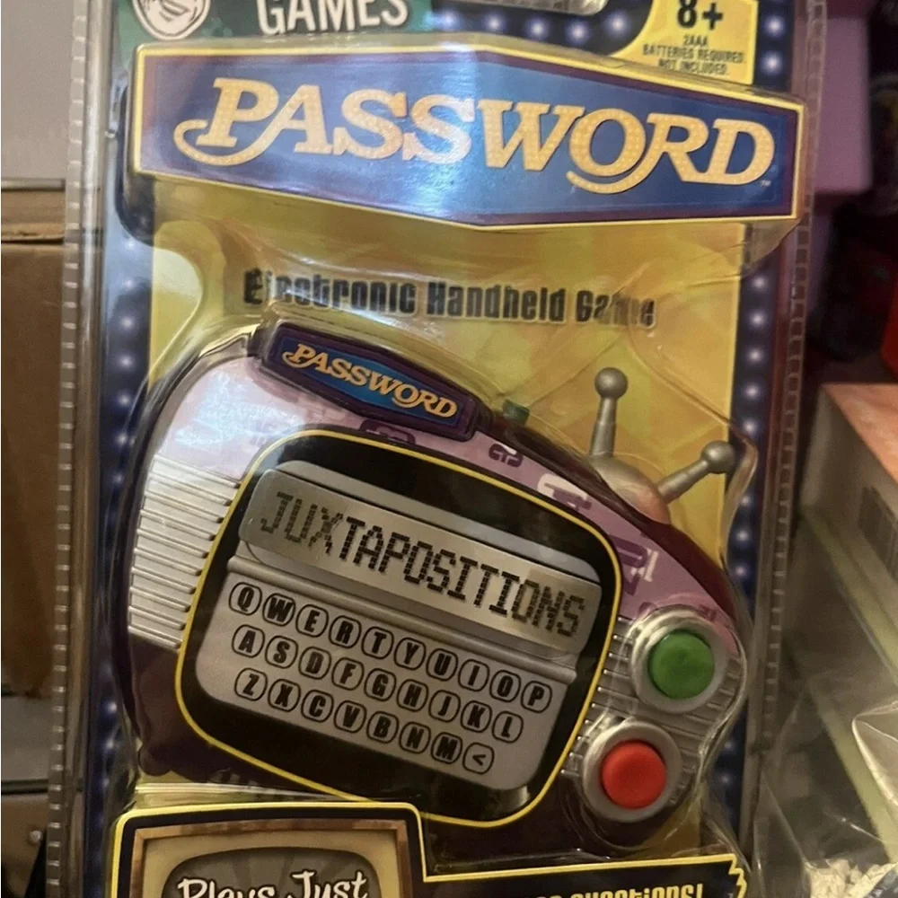 Password Classic Games Handheld Electronic Game Console/Stylus 2008 New Sealed